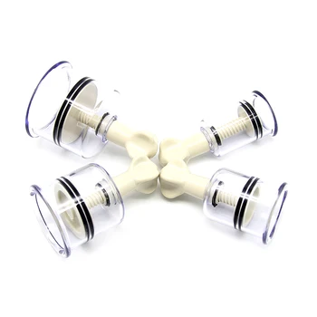 

4 Sizes Rotating Handle Vacuum Body Massage Suction Cans Cupping Enhancer Anti Cellulite Chinese Acupuncture Vacuum Cupping Cup