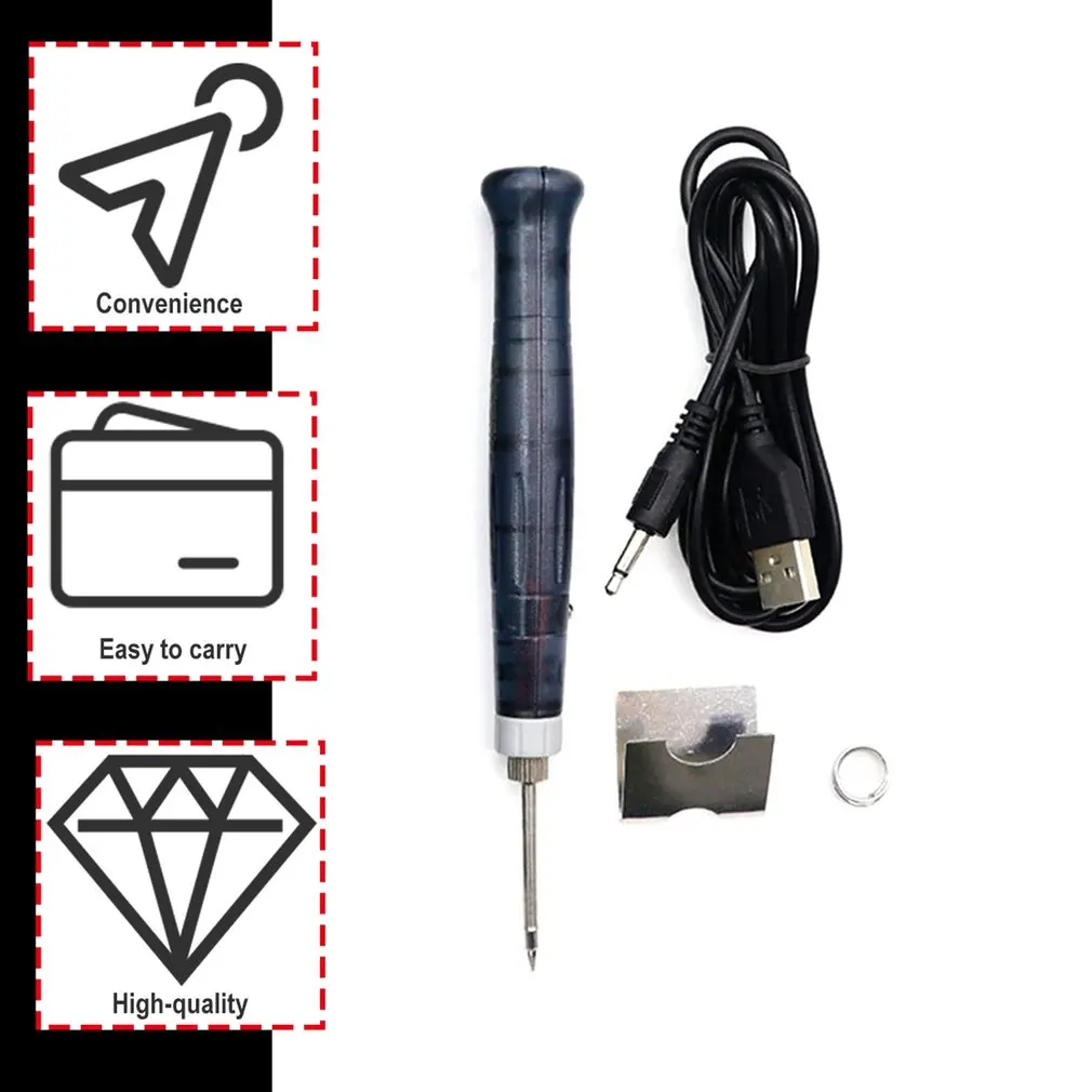 USB кабель для паяльника, Мини Портативная ручка/наконечник, 5 В, 8 Вт, Электрический сенсорный переключатель, паяльник, производство, Лидер продаж, высокое качество