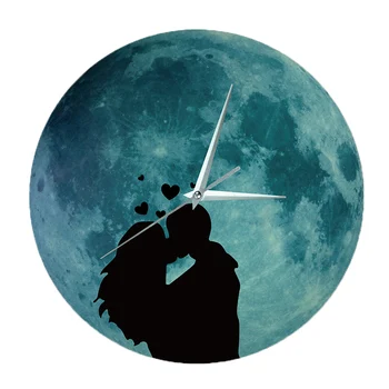 

Funlife Creative Wall Clock Owl Tree Wall Clock Luminous Moon Clock Luminous Waterproof Wall Clock Acrylic Clock
