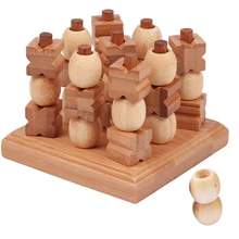 

OX Chess Tic Tac Toe Logical Thinking Game Kids Toys Intelligence Puzzle Juegos De Mesa Niños 4 6 8 9 10 11 Años