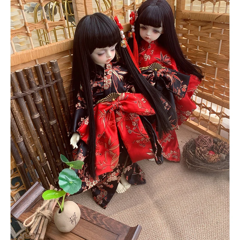 Одежда для кукол 1/6 1/4 1/3 BJD кимоно 2 костюм персонажа халат для 1/6 1/4 1/3 BJD кукла аксессуары bjd одежда