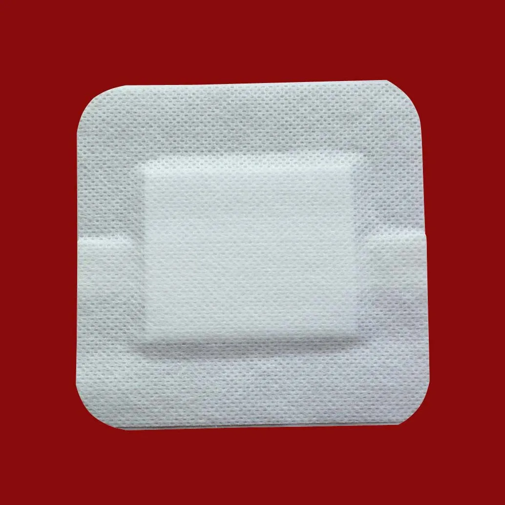 1pcs 6 * 7cm medical dressing pad absorbent patch cleaning wound care self adhesive non woven