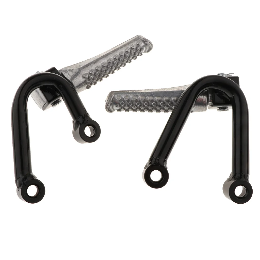 1 Pair Motorcycle Footpegs Rear Passenger Foot Pegs Foot Rests Pedal Bracket Mount Universal Aluminum 1 Pair Motorcycle Footpegs Rear Passenger Foot Pegs Foot Rests Pedal Bracket Mount Universal Aluminum