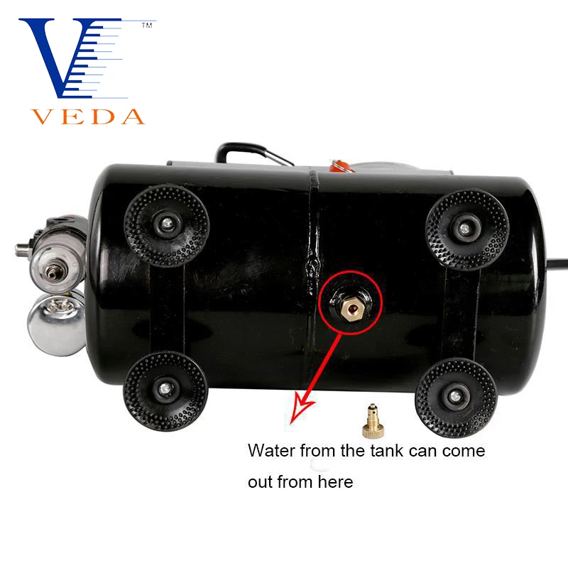 Professional Tool Mini Oil-less Air Compressor With Tank 1/5 Hp Piston  Airbrush Compressor Spraying