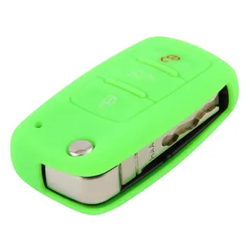 

2018 Car Auto Key Cover Case Silicone Car Keychain For Remote Control For Volkswagen VW Series Universal New Drop Shipping