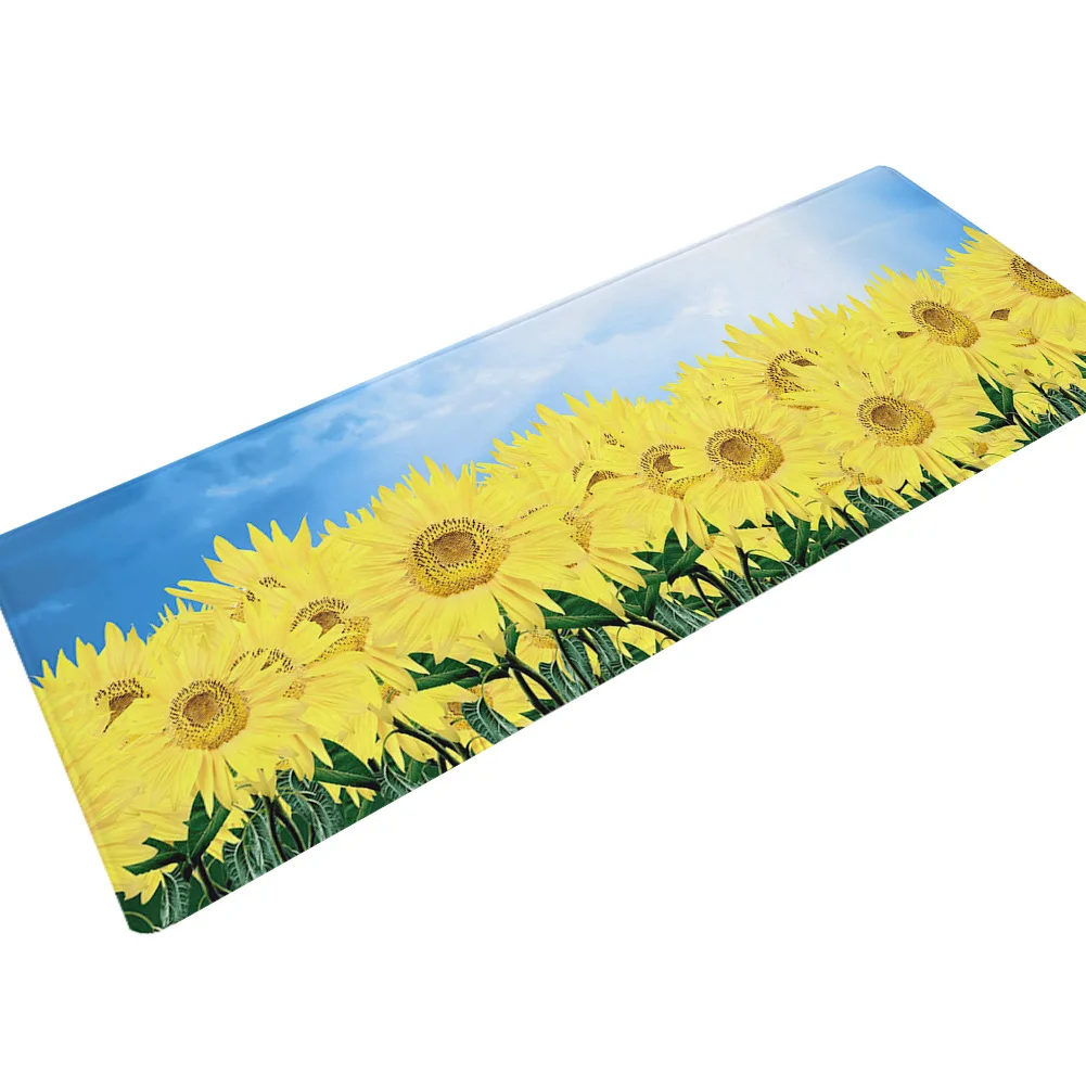 Sunflower Zeegle напольный коврик, Нескользящие дверные коврики, коврики для ванной, кухонные ковры для детей, коврики для гостиной, кухни, впитывающие коврики для спальни - Цвет: Sunflower