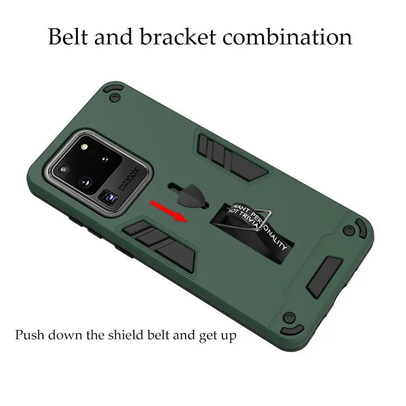 come4buy.com Armor Ring Stand Holder Phone Case For Samsung