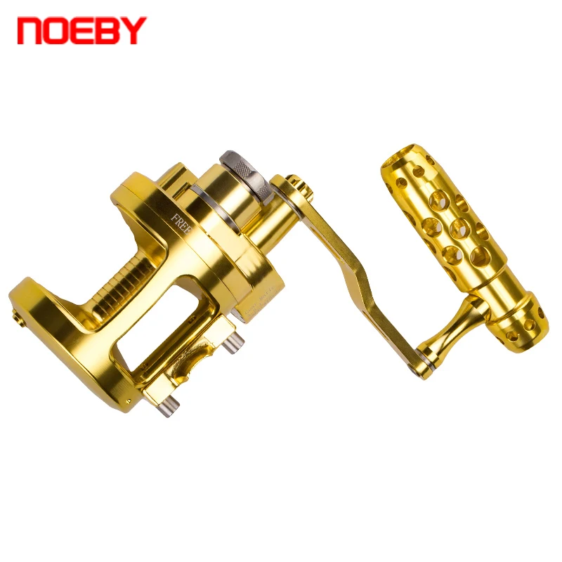 7 + 1 Hunthouse Noeby Pesca Trolling Carretel Tambor Fundido Lento Jigging Esquerda - Direita Nonsuch 4.5:1 2.1:1 Água Salgada Livre Compras 8 Carretilhas de pesca
