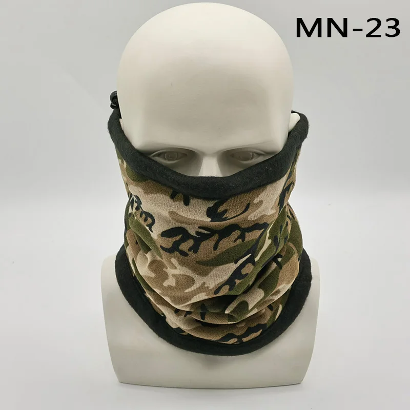 N-23 Модная мужская зимняя однотонная бандана, повязка на голову, шарф, теплый Многофункциональный бесшовный трубчатый головной шарф, маска для лица, кольцо, шарф унисекс - Цвет: N-23
