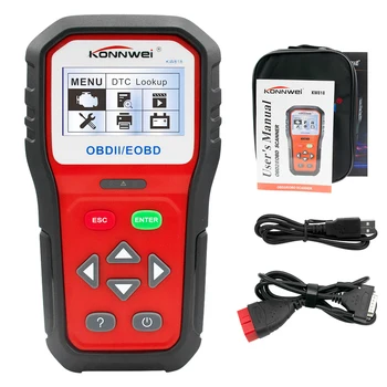 

KW808 KW820 Code Reader OBDII/EOBD KONNWEI KW818 Upgrade Enhanced OBDII Scanner PK AD310 AD410 Auto scanner