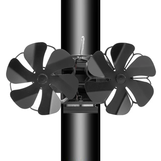 4 Blades Heat Powered Fireplace Stove Fan Wood | Fan Stove Fireplace Fire  Heat - Stoves - Aliexpress