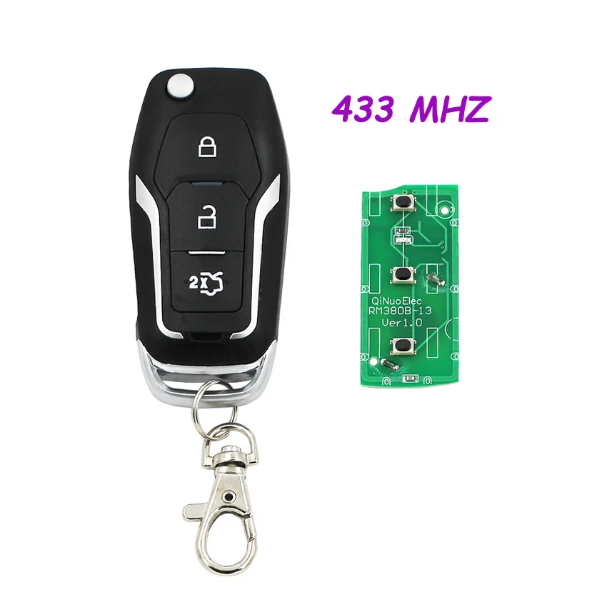 OEM умный дистанционный ключ 3 кнопки 433 МГц с/без чипа 4D63 для Ford Focus Mondeo S-MAX Ecosport 2013 - Количество кнопок: Without Chip