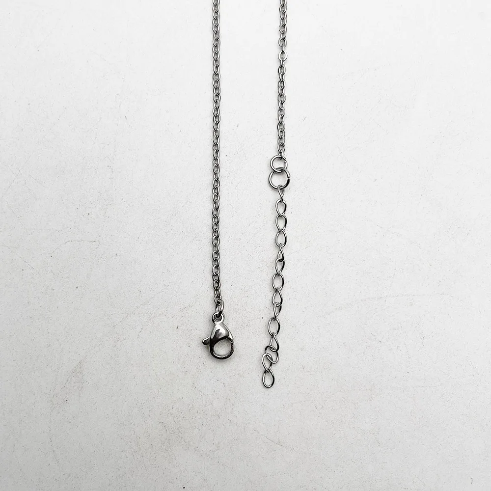 fashion 45cm+5cm  2MM jewelry stainless steel cords chain Necklace necklace lanyard charm pendant clasp lobster clasp 100pcs/lot