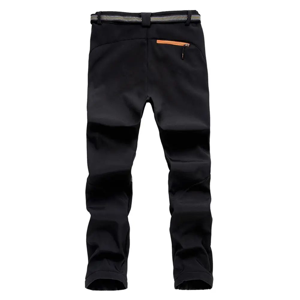 Sport Lined Waist Marled Sweatpants Men Winter Waterproof Running Pants Exercise Outdoor Jogging Sports Workout Trousers
