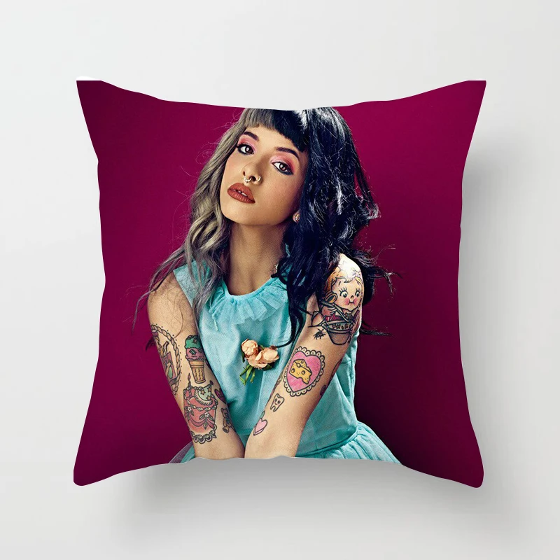 14 Наволочки для подушек ZENGIA Melanie Martinez 45*45 см для девочек с рисунком облака, дождя, сосок, плача, Детская наволочка, декоративная наволочка для подушки - Цвет: 14