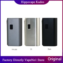 Original Hippovape Kudos 80W Squonker MOD Powered by One 18650 Battery& 7.5ml Bottle Slide RefillIing Box MOD VS Drag 2/Gen Mod