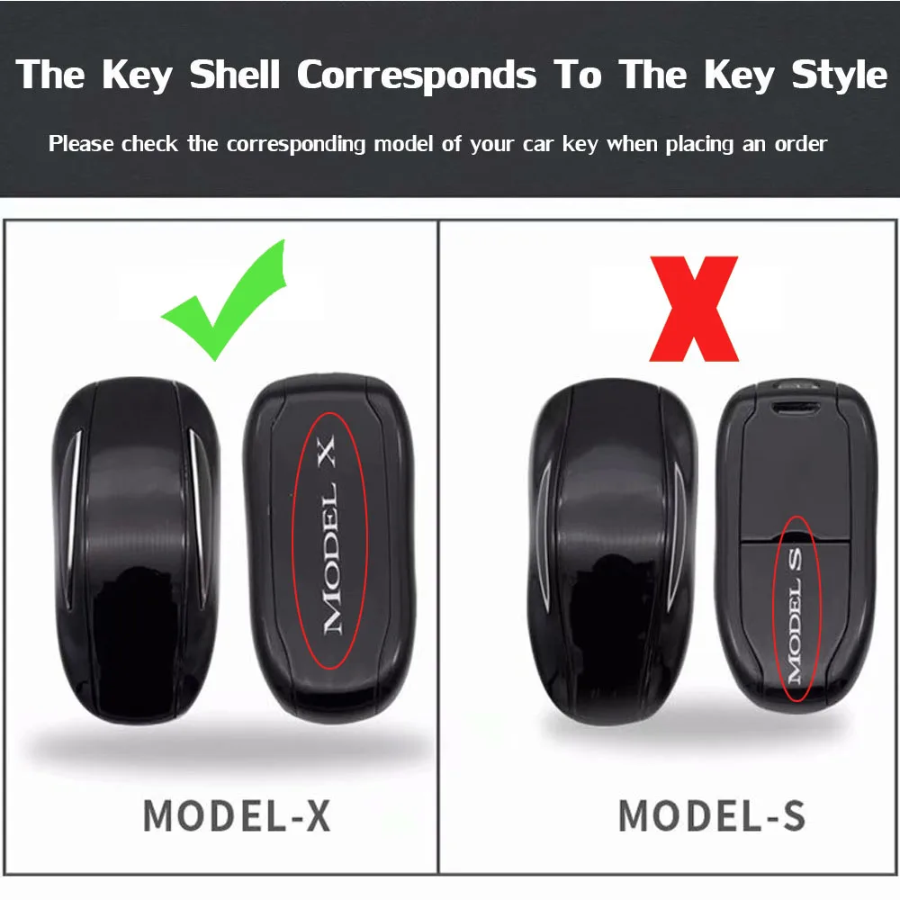 Hot Sale Car Key Set Bag Wallet For Tesla Model X Remote Key Shell High Quality Leather Case Cover Holder key Pouch car styling