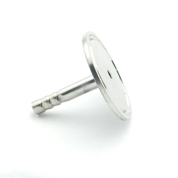 

12.7mm Hose Barb x 25.4mm Ferrule OD 304 Stainless Steel Hex Sanitary Connector Pipe Fitting For Homebrew Fit 0.5" Tri Clamp