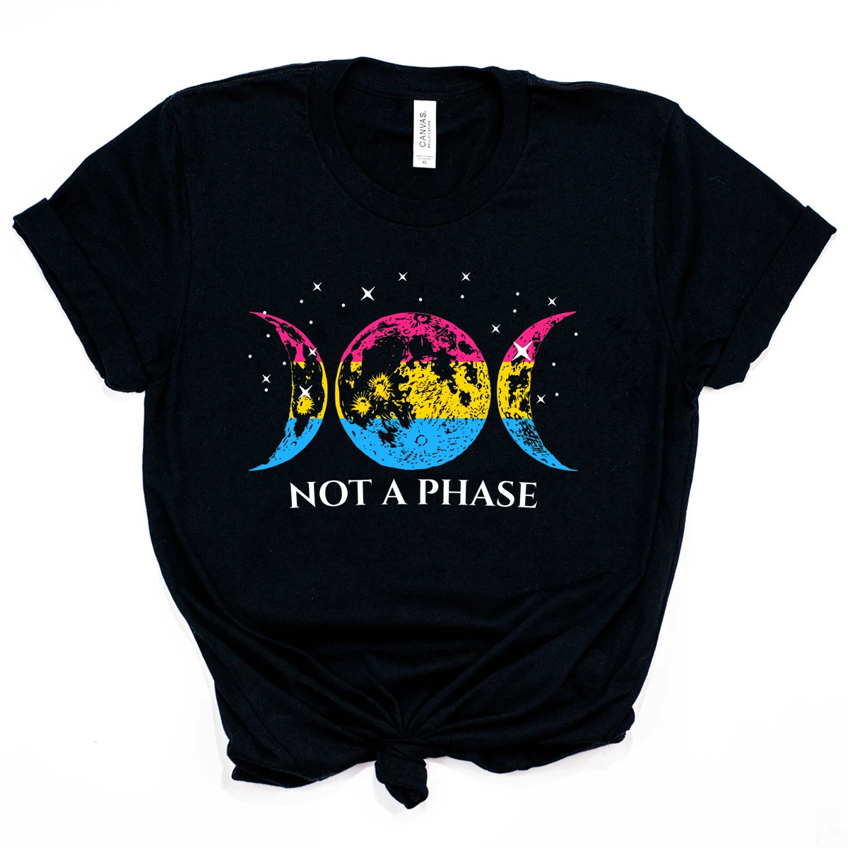 

Рубашка с надписью «Not A Phase», астрологическая блузка с надписью «Холодная луна», в готическом стиле, топ с винтажным рисунком