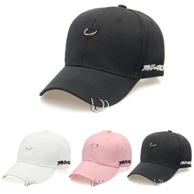 

Special Price Korean-style Creative Brooch Iron Hoop Baseball Cap Ring Men's And Women's Casual College Style Duckbill Hat