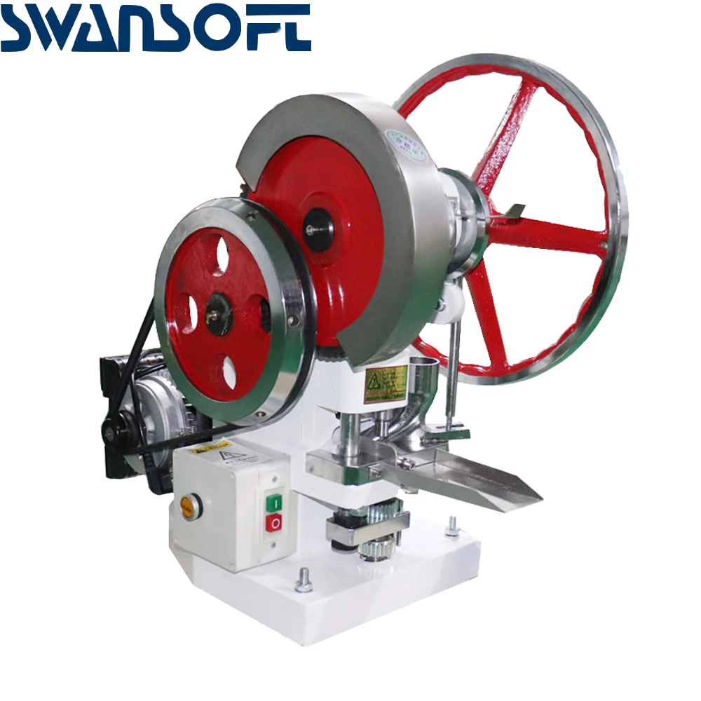 

SWANSOFT TDP5 Tablet Press Machine For Single Punching Milk Slice Calcium Tablet Making Hand-Operated Pill Press Maker