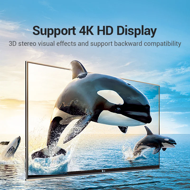 Vention HDMI Adapter 90 270 Degree Right Angle Male to Female Converter 4K HD Connector HDTV PS4 Lptop TV Box HDMI Extender