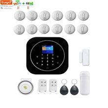 Yobang Securit wifi Радиочастотная Идентификация gsm беспроводная домашняя охранная сигнализация датчик Пожарной Сигнализации комплект Tuya приложение управление Alexa Google Home