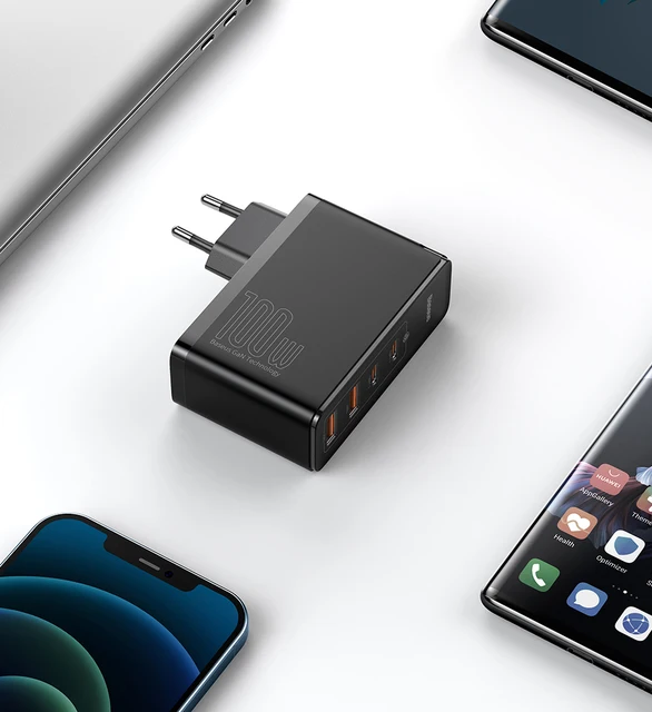 Chargeur Rapide Baseus GaN2 Pro 2xUSB & 2xUSB-C - 100W