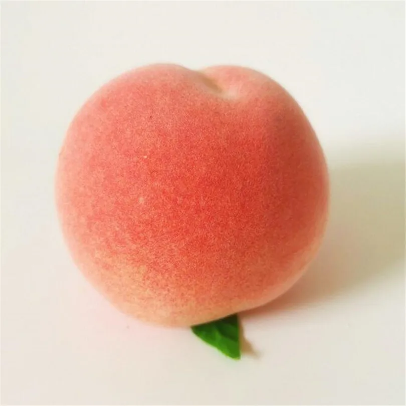 30pcs Foam Peach Artificial Fruit Model Fake Pink Peach for Wedding Party Home Photography Tool Decorative