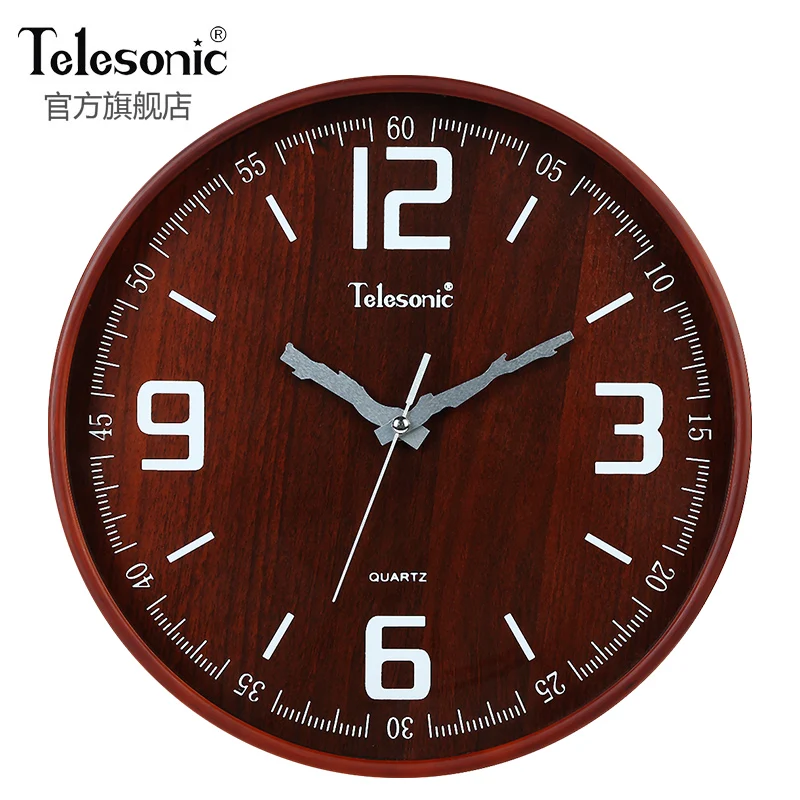 

Solid Wood Wall Clock Retro Silent Living Room Clocks Wall Home Decor Creative Kitchen Quartz Clock Zegar Na Sciane Gift FZ312