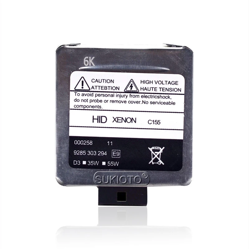 SUKIOTO Super Vision 35W55W D1S D3S Xenon HID Headlight Car Bulb 4300K 5000K 6000K 8000K D1 D3 Auto Replacement HID Xenon Light (5)
