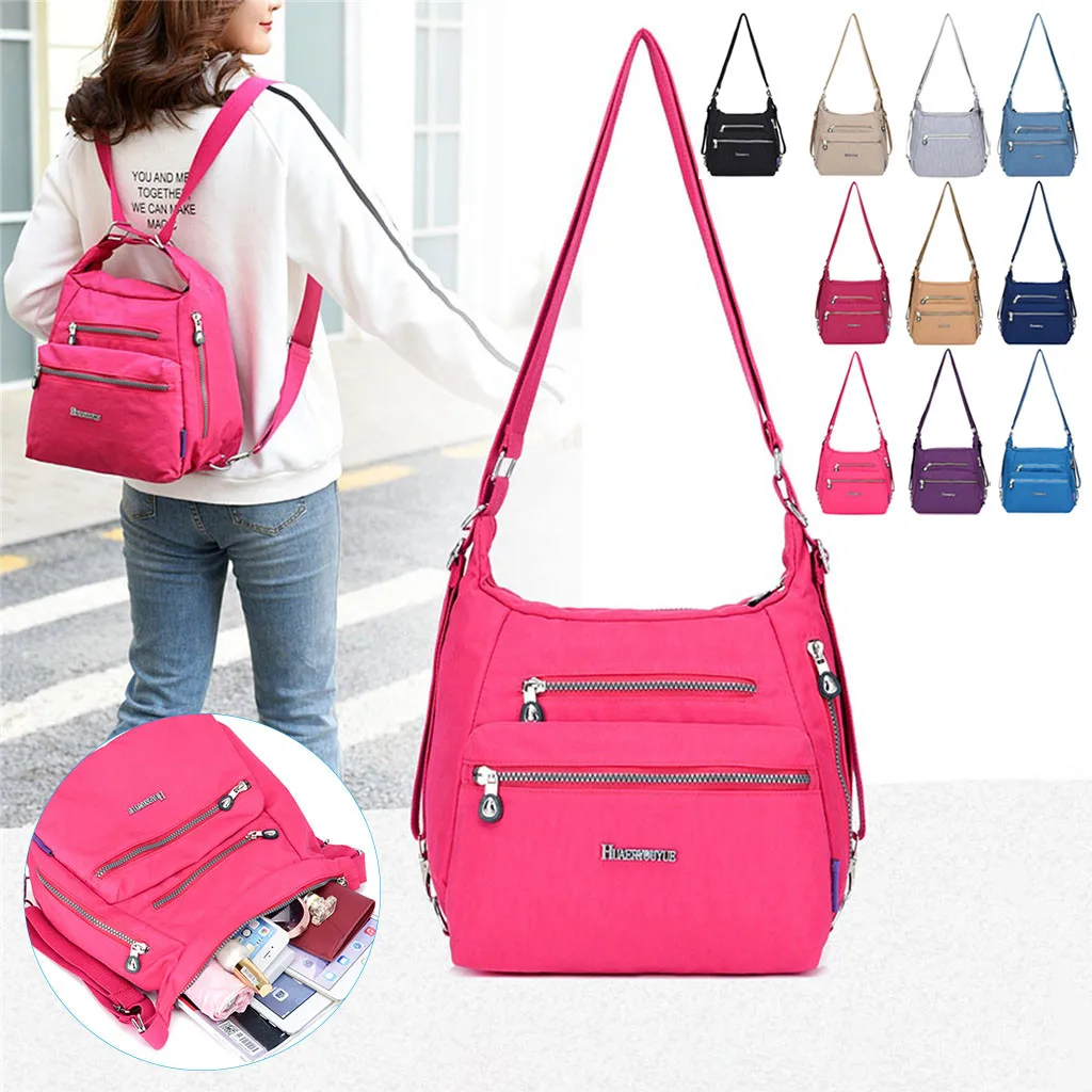 

Women Nylon Shoulder Bag Waterproof Elegant Daily Shopping Shoulder Bag Famous Brand Bolsa de ombro das mulheres Fashion#20