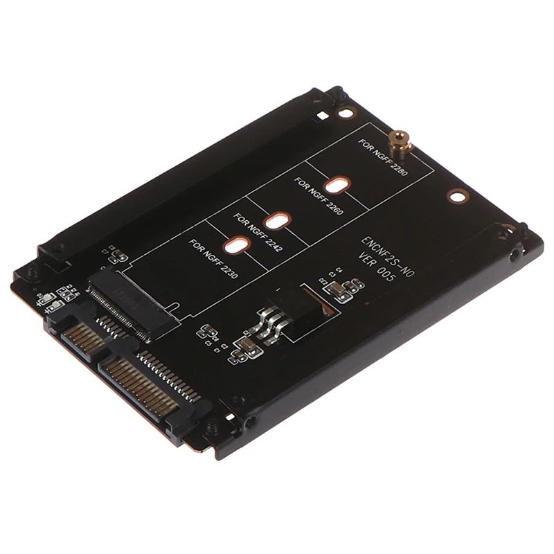 Металлический корпус B+ M Key M.2 NGFF SSD до 2,5 SATA 6 ГБ/сек. адаптер с разъемом M2 адаптер NGFF с 5 винтами