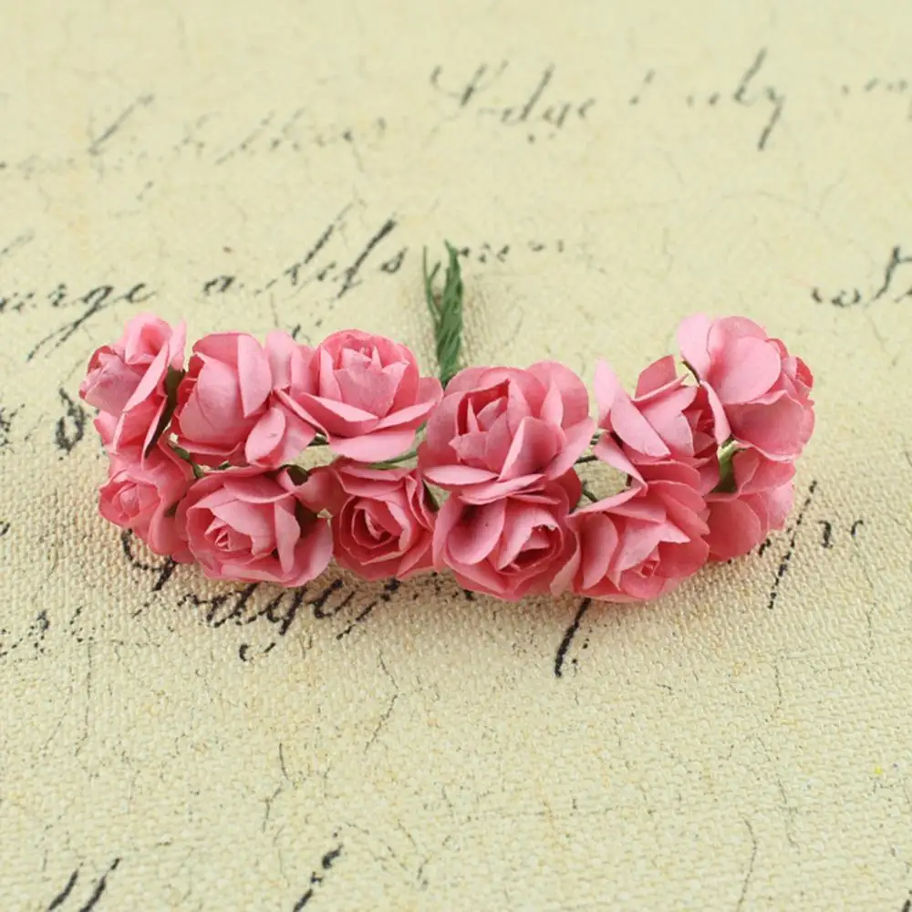 144 шт./пакет свадебный цветок искусственного шелка Мини Маленькие розы одежда для свадьбы, дня рождения домашнего офиса отеля декоративные цветы