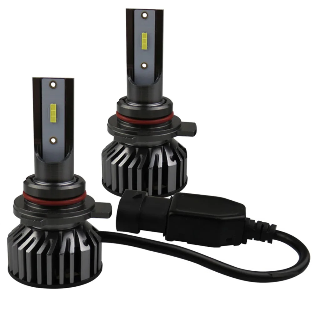 2 шт. DC 9-24V светодиодный Автомобильные фары H1 H3 H4 H7 H8/H9/H11 9005/HB3 9006/HB4 9012 фары лампы Водонепроницаемый машинка для стрижки 48 Вт 6000 К Автомобильный свет