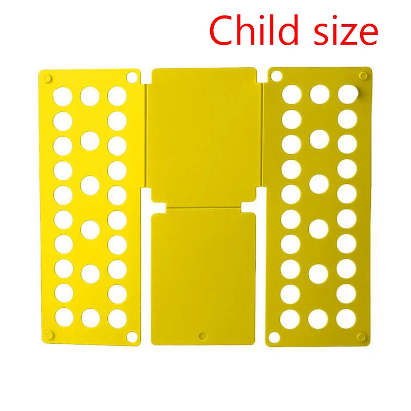 yellow child size Качественная волшебная доска для складывания одежды T джемпер и юбка Органайзер складной экономит время быстрая одежда складная Доска Держатель ребенка/взрослого размера - Цвет: yellow child size