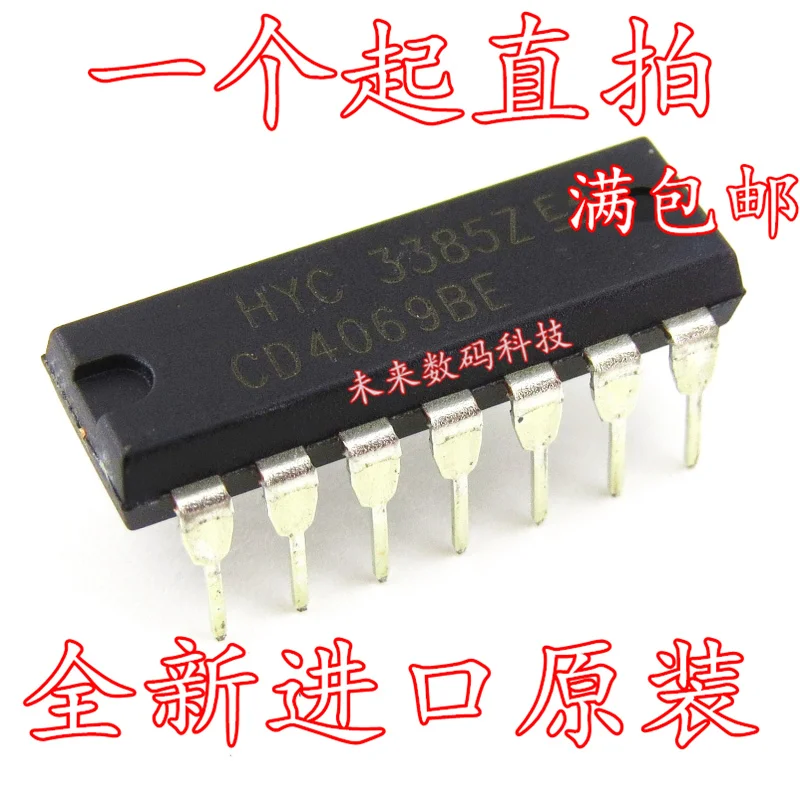 10 шт./лот CD4069BE CD4069 DIP-14 10 шт./лот