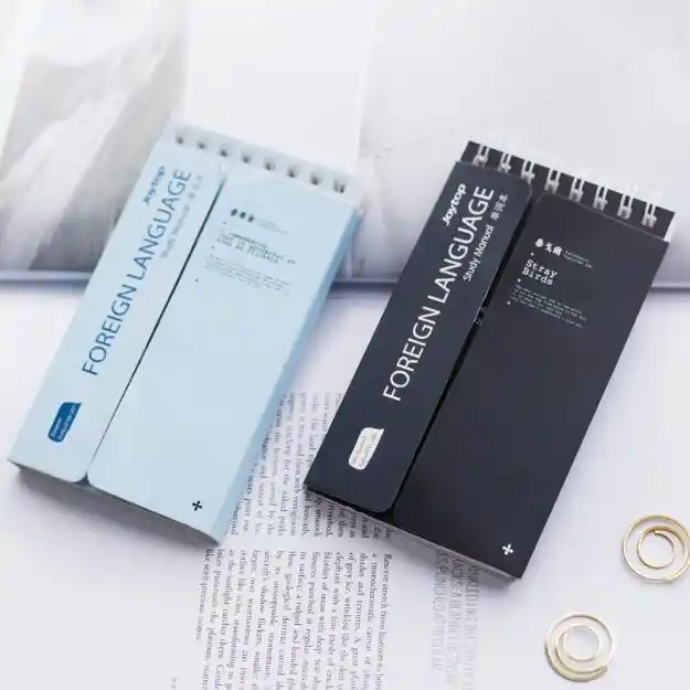 japanese pocket kawaii cartoon students vocabulary notebook