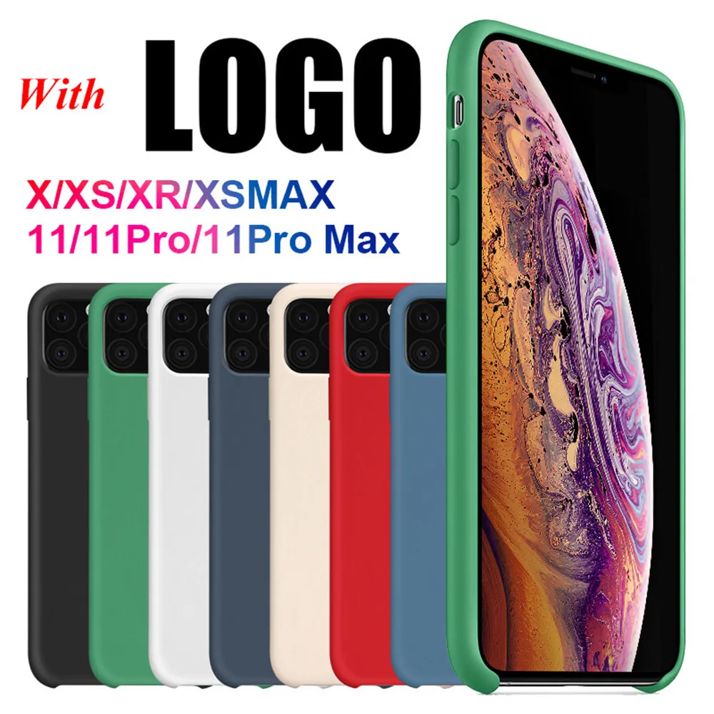 Качественный жидкий силиконовый чехол для iPhone 11 11Pro 11 Pro Max чехол для iPhone XS Max XR X 8 7 6 6s Plus чехол на заднюю панель