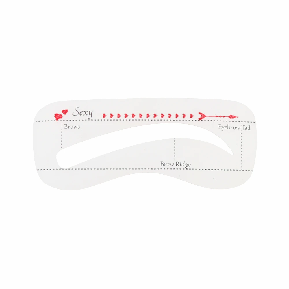 Eyebrow Stencil Tool Eyeliner Stencil Tool Makeup Tools Eye Makeup Tools 10Pcs Eyebrow Stencil Grooming Shaper Template Reusable Card