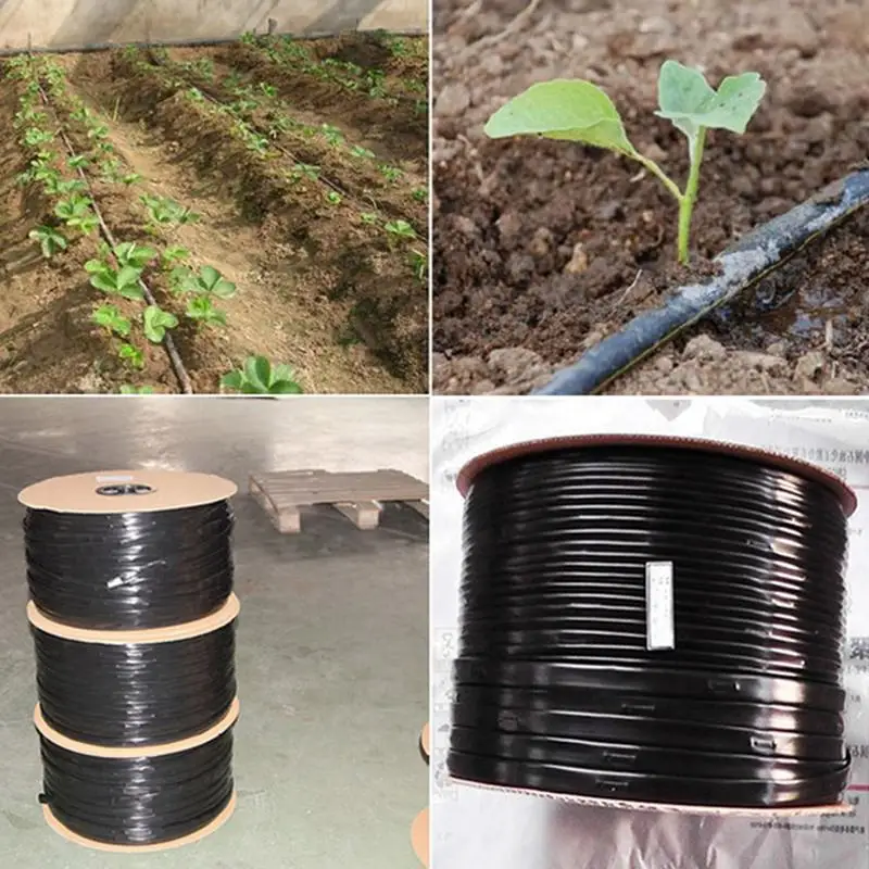 5~100m 16mm Drip Irrigation Greenhouse Plants Micro Irrigation System Streamline Seepage Pipe Irrigation Drip Tape