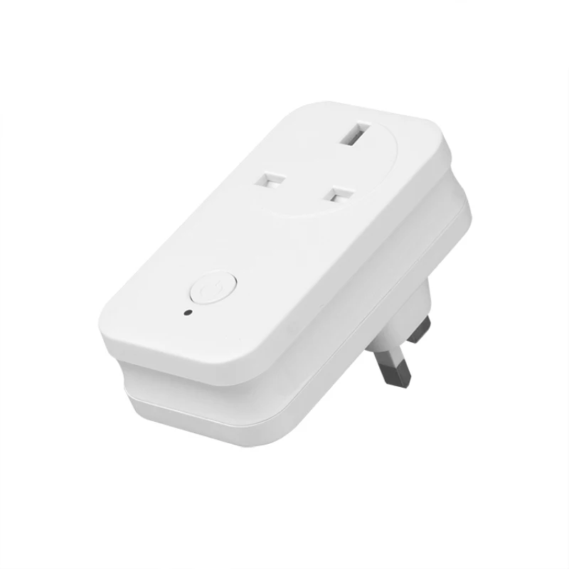 UK plug SmartThings ZigBee 3,0 умная розетка WiFi приложение Беспроводное управление Настенные переключатели таймер Pulg 2500 Вт работа с Amazon Echo Plus шлюз - Тип: UK plug