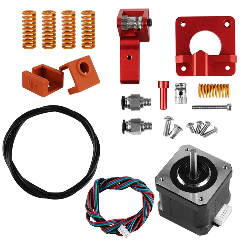Алюминиевый Cr-10S Pro Ender 3 Btech двойной зубчатый шкив экструдер обновление+ комплект двигателя для Cr-10S Pro Ender-3 Tornado Diy 3D принт