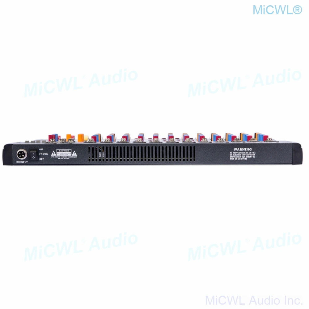 US $147.84 MiCWL Audio Mixer 12 Channel Microphone Mixing Console 48V USB Stage Bluetooth Sound Mixer
