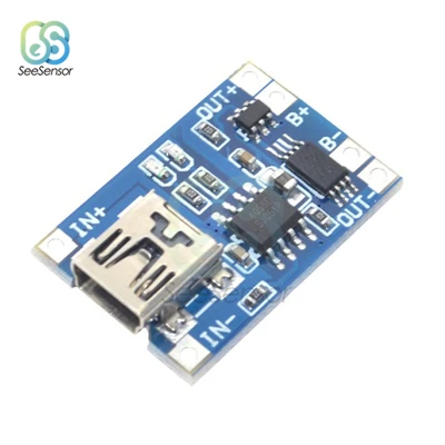 18650 Mini USB Type-C/Micro/Mini USB 5V 1A 18650 TP4056 литиевый модуль зарядного устройства аккумулятора зарядная плата с защитой двойные функции 1A li-ion - Цвет: 18650 Mini USB