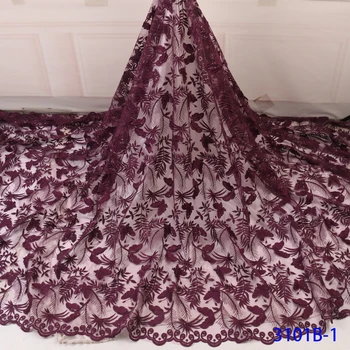 

Nigerian Lace Fabric Lace Embroidered Fabric 5yards High Quality Wedding Party Women