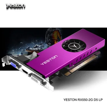 

Yeston Radeon mini RX 550 GPU 2GB GDDR5 64bit Gaming Desktop computer PC Video Graphics Cards support VGA/DVI-D/HDMI PCI-E 3.0