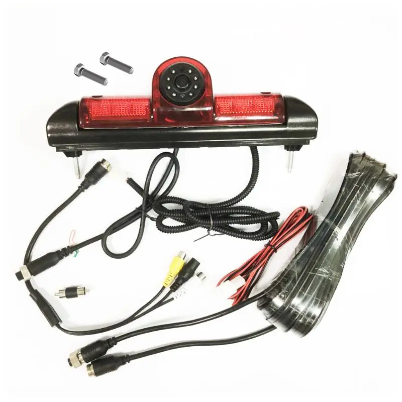 

LED IR Brake Light Rear View Reversing Parking Camera & 7 Inch Monitor for Fiat