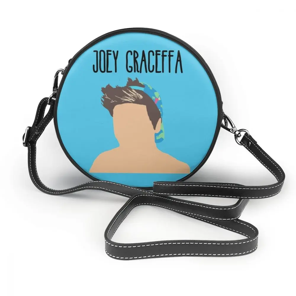 Joey Graceffa сумка на плечо, кожаная сумка Joey Graceffa, трендовая сумка для покупок, женские сумки, мини-узор, Женский Круглый кошелек - Цвет: Flower Hat Joey