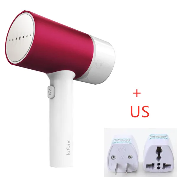 Add US adapter XIAOMI MIJIA Lofans отпариватель одежды мини-утюг портативный путешествия бытовой электрический генератор очиститель Висячие мини-приборы - Цвет: Add US adapter